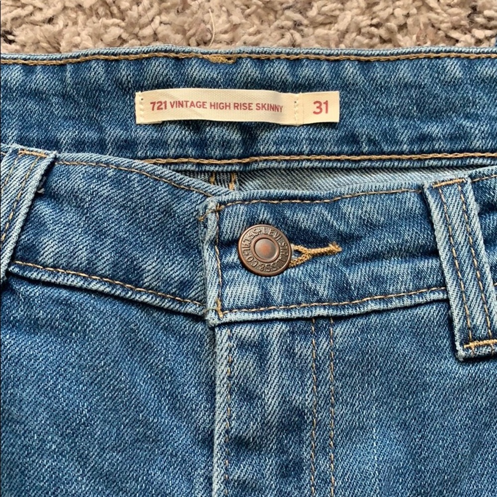 Levi’s vintage high rise skinny